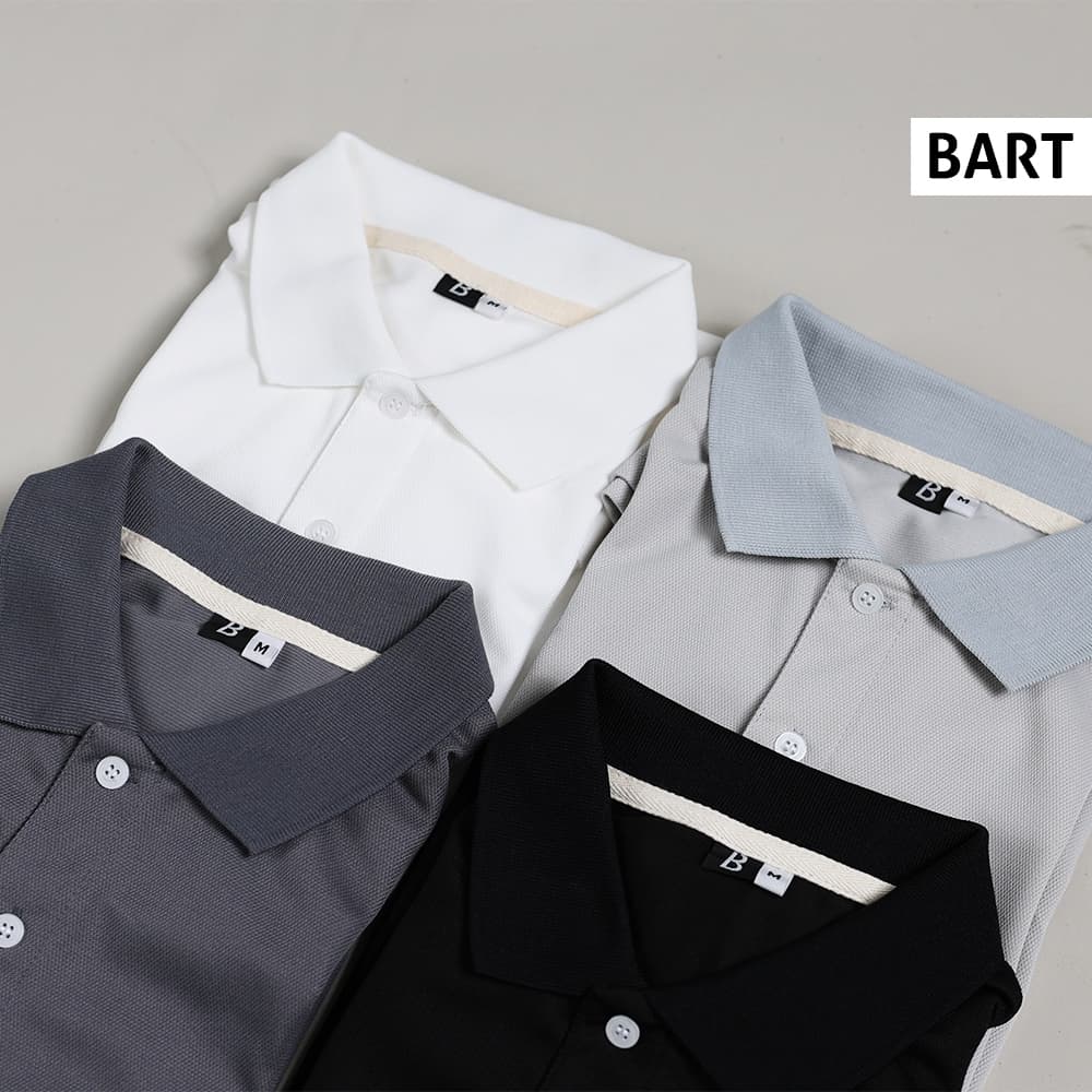 เสื้อโปโล Basic Polo สีพื้น ทรงตรง รูปที่ 2