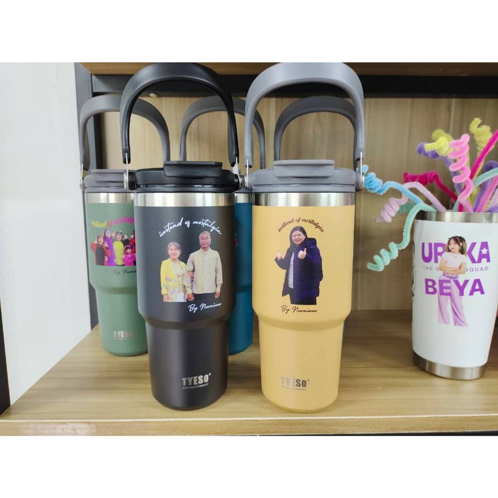 แก้วเก็บความเย็นTYEso ขนาด 900ml เลเซอร์รูปหรือข้อความตามสั่ง ดีไซน์สวย คุณภาพดี รูปที่ 3