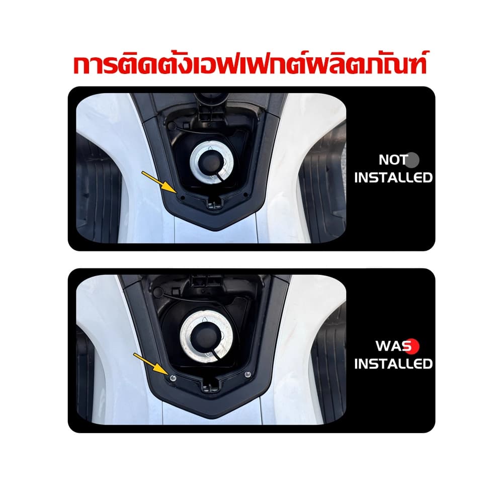 ส่งตรงจากกรุงเทพฯ Hardware Tools MALL ZLWR หมุดดีดฝาถังน้ำมัน PCX160 PCX150 ADV160 สแตนเลส304 เปิดง่าย ติดตั้งไม่ดัดแปลง รูปที่ 4