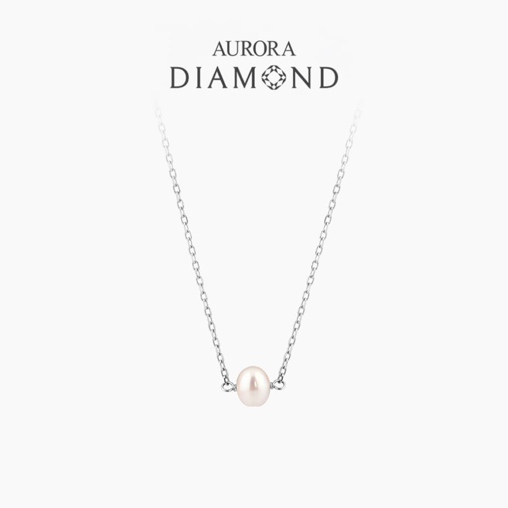 AURORA สร้อยคอมุกแท้ Bright Pearl Collection DNPL004 รูปที่ 1