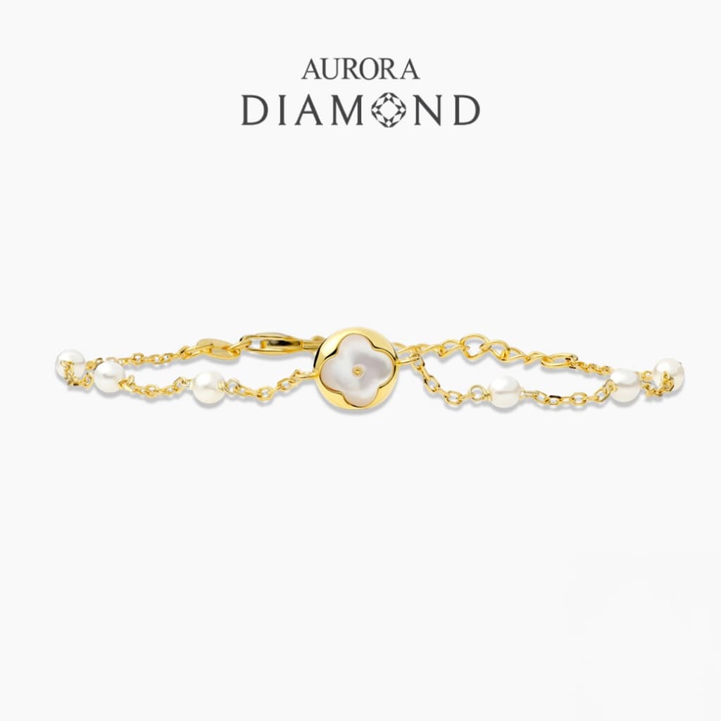 Aurora Diamond สร้อยข้อมือ Mother of Pearl Collection รูปที่ 2