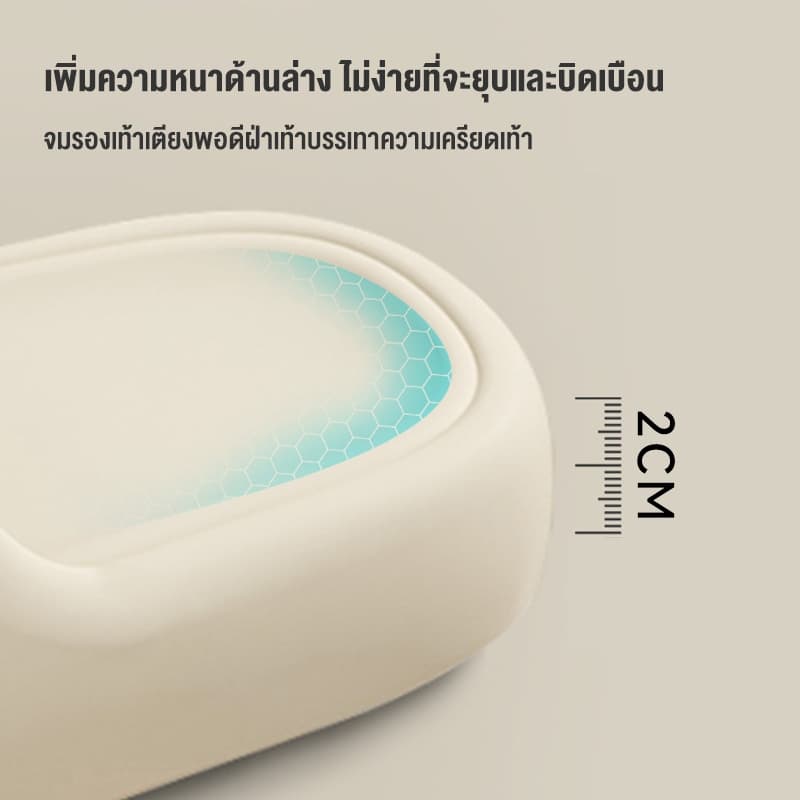 VVEE รองเท้าแตะใส่ในบ้าน Indoor Slippers รองเท้าแตะลำลอง นุ่มและสบาย กันลื่นและกันกลิ่น เรียบง่ายและมีสไตล์ Couple shoes รูปที่ 7