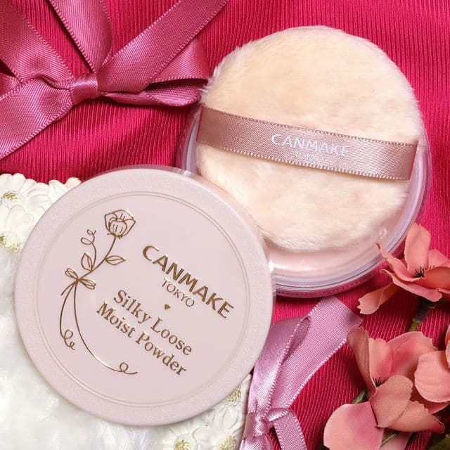 CANMAKE Silky Loose Moist Powder แป้งฝุ่นCanmake เนื้อละเอียดเนียนนุ่ม รุ่นใหม่ล่าสุด สุดฮิตจากญี่ปุ่น รูปที่ 4