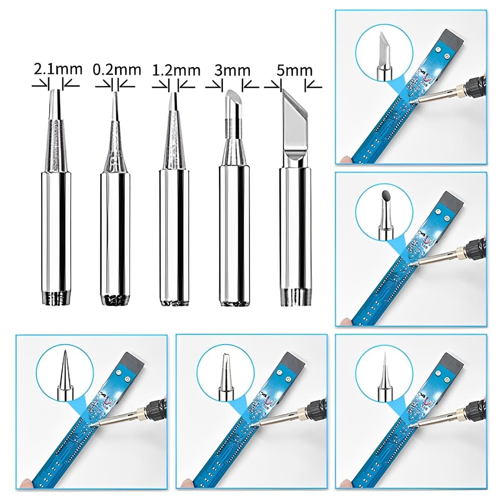 ชุดหัวแร้งบัดกรีไฟฟ้า ปรับอุณหภูมิได้ 60W LS-936 รูปที่ 6