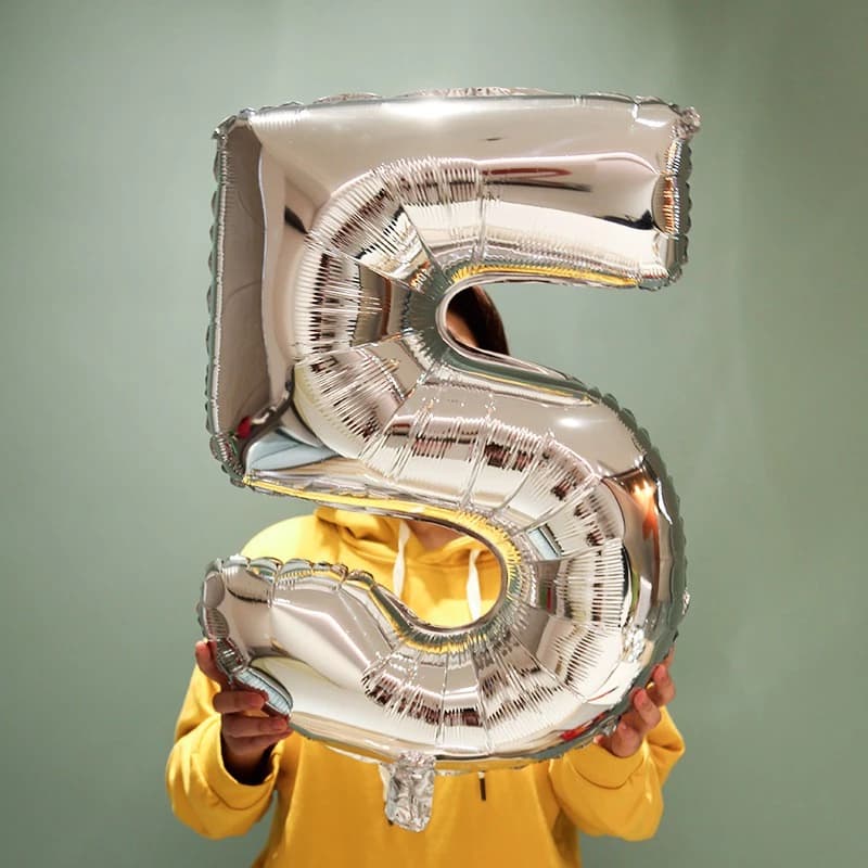 ลูกโป่งวันเกิด ลูกโป่งตัวเลข ขนาดใหญ่ 32 นิ้ว balloon ลูกโป่งฟอยล์ เลข ตัวเลขสำหรับตกแต่งงานปาร์ตี้วันเกิด รูปที่ 2