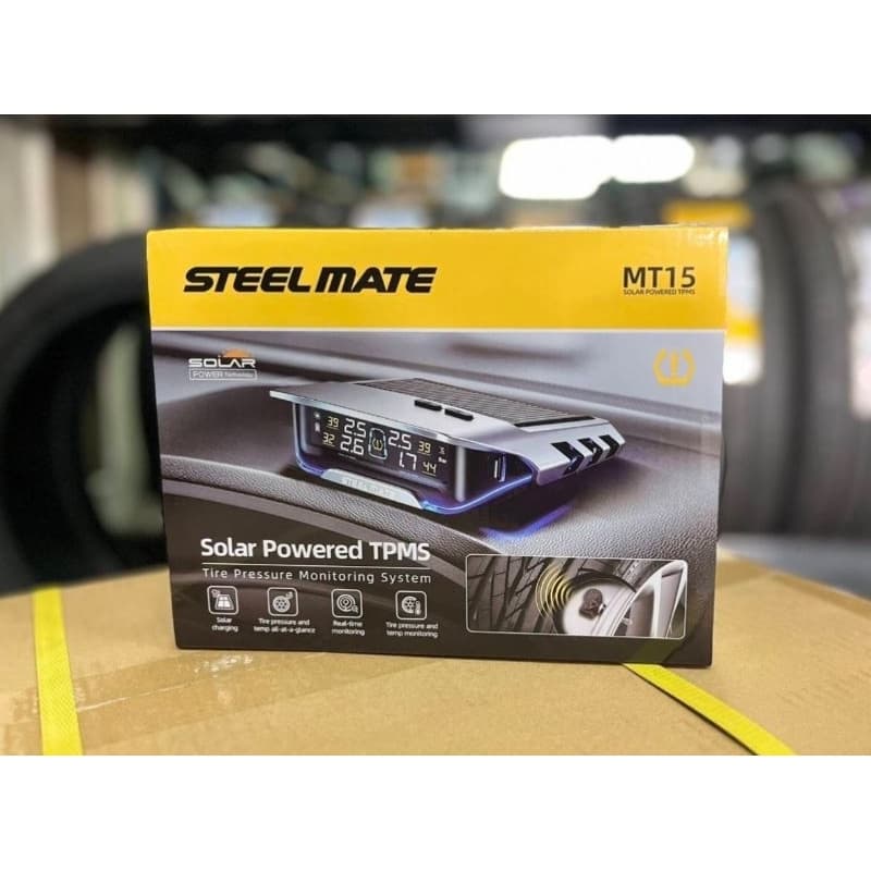 ใหม่ล่าสุด..เครื่องวัดลมยางTPMS STEEL MATE รุ่น MT15 แบบแทนจุ๊ปลมเดิม พร้อมจอแสดงผล รูปที่ 2