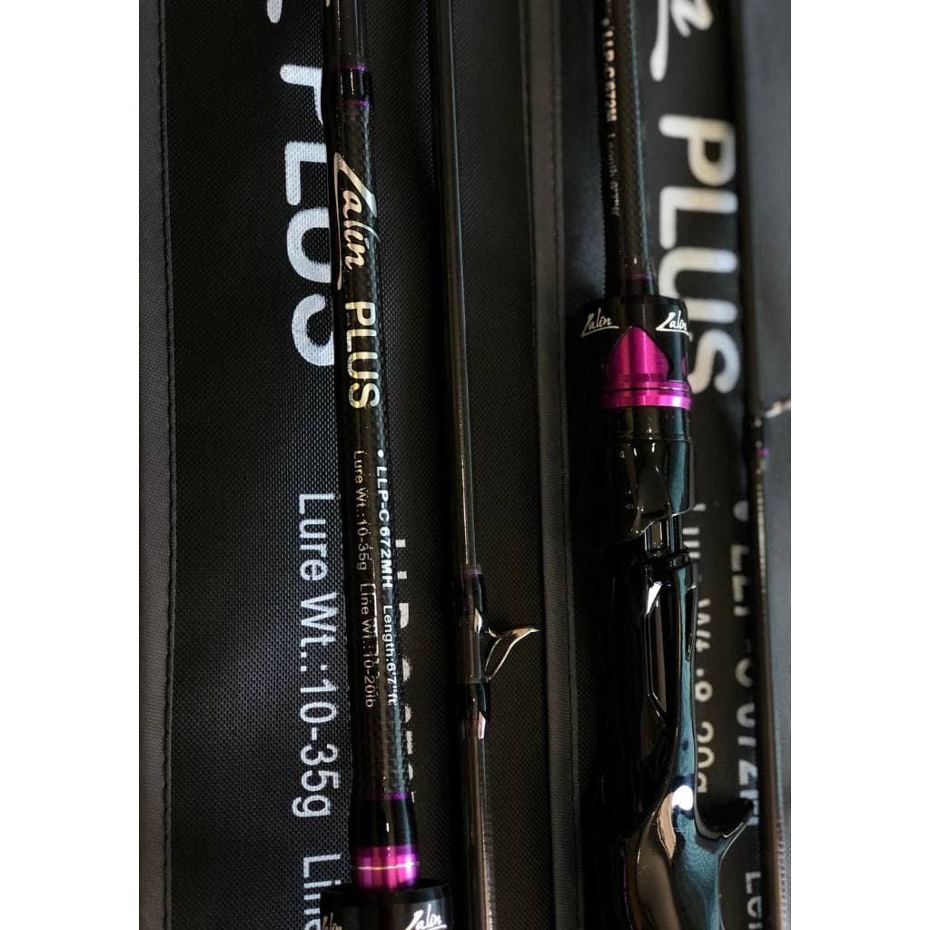 คันตีเหยื่อปลอม Lalin Plus ขนาด6.7ฟุต 2ท่อน เป็นคันกราไฟท์แท้ มี 2เวทให้เลือก 8-17LB. และ 10-20LB รูปที่ 3