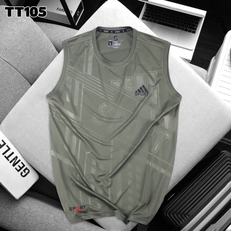 เสื้อกีฬาแขนกุด ผ้าดีใส่สบายใส่ได้ทั้งชายหญิง รูปที่ 3