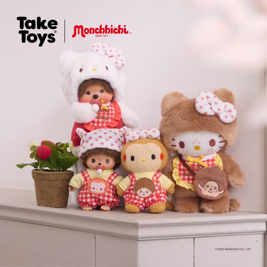 Hello Kitty X Monchhichi - ตุ๊กตามอนชิชิ รูปที่ 2
