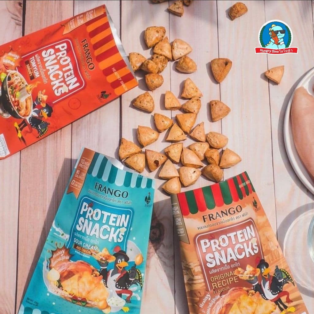 ฟรังโก้ Frango โปรตีนสแน็ค ขนมอกไก่อบกรอบ 22 กรัม ไม่ทอด โปรตีนสูง10กรัม ไขมันต่ำขนมอกไก่ รูปที่ 3