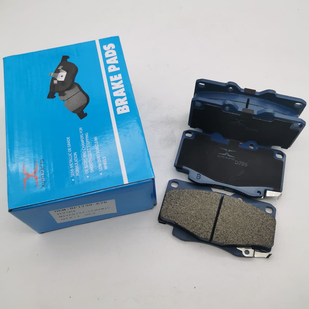 ราคาคู่ ผ้าเบรคหน้า TOYOTA VIGO วีโก้ ตัวเตี้ย ปี 09-15 ยกสูง ปี 04-15 ผ้าเบรคceramic รูปที่ 3