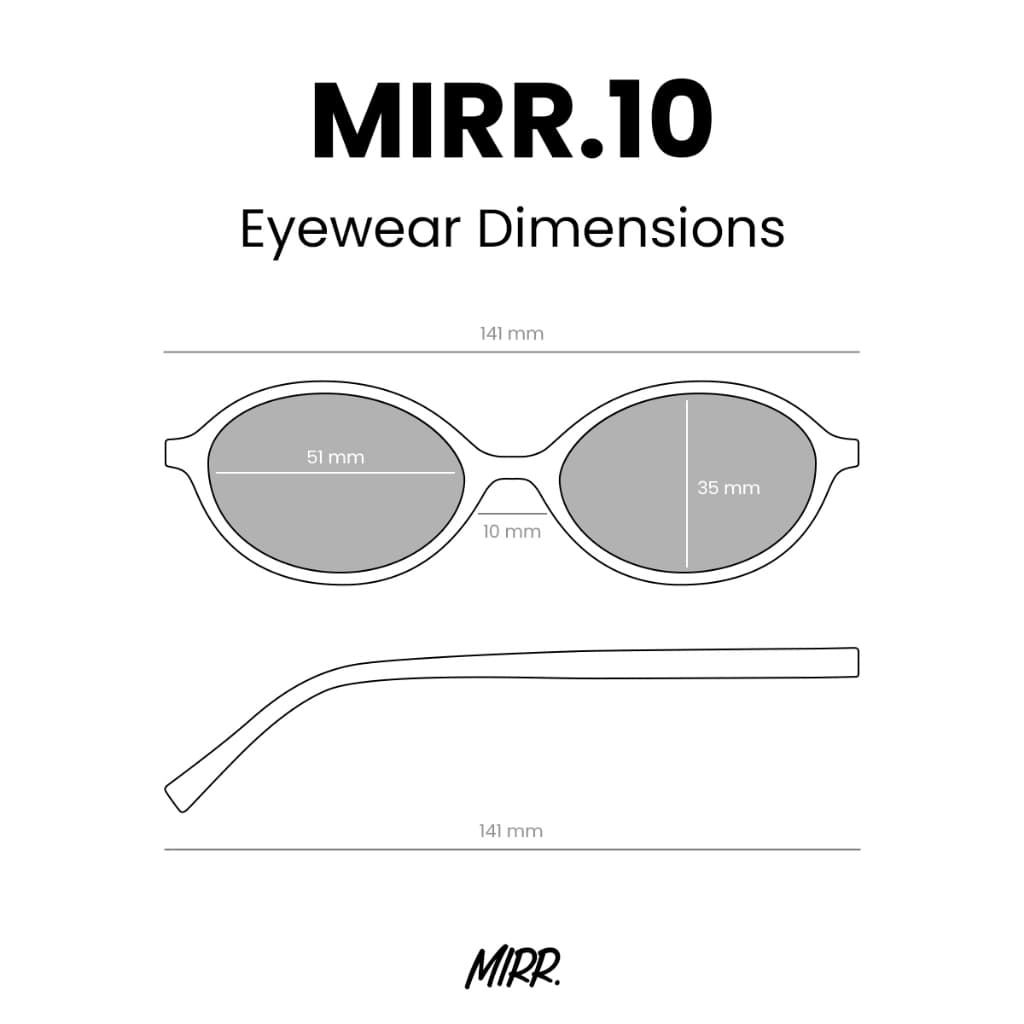MIRR.10 แว่นกันแดด ป้องกันแสง UV400 เลนส์ Polarized เปลี่ยนแว่นฟรีถ้าใส่ไม่เข้ารูปหน้า รูปที่ 7