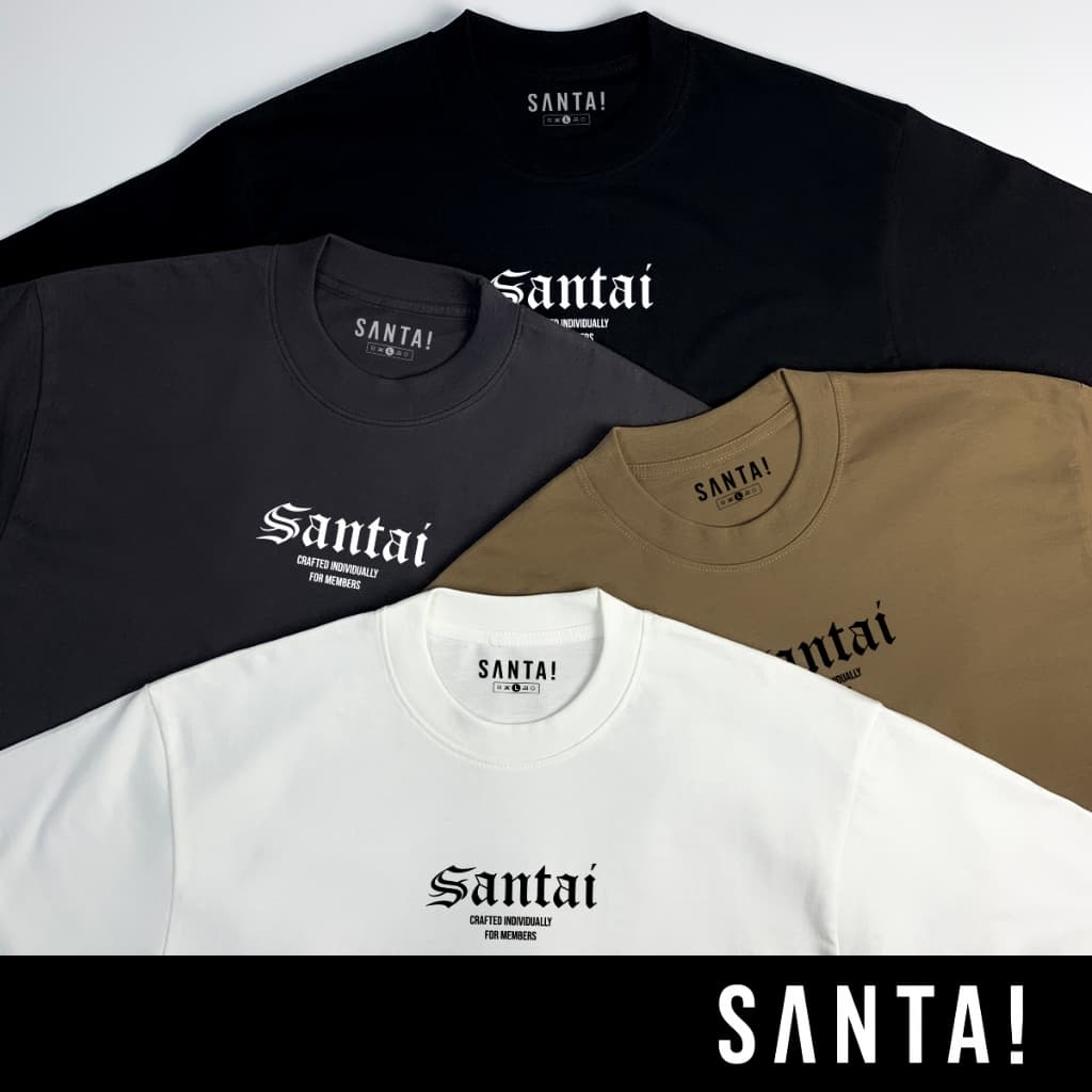 SANTAi | เสื้อยืดทรง Oversize "Logo" Collection 3 ทรงสวย ผ้าหนา คอไม่กว้าง รูปที่ 3
