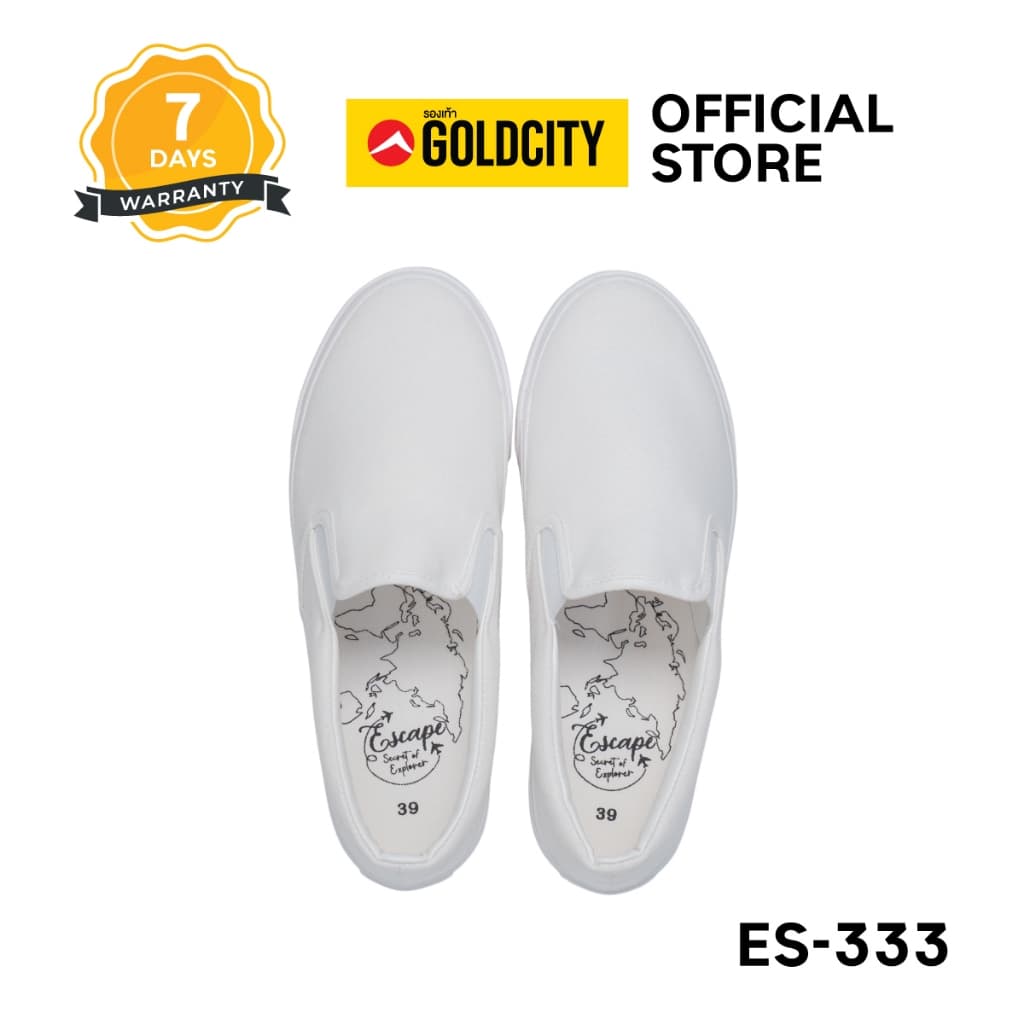 GOLDCITY รองเท้าสลิปออน LIMITED UNISEX พื้นยางพารา กันลื่น ใส่สบาย ใส่ได้ทุกวัน รุ่น ES333 รูปที่ 6