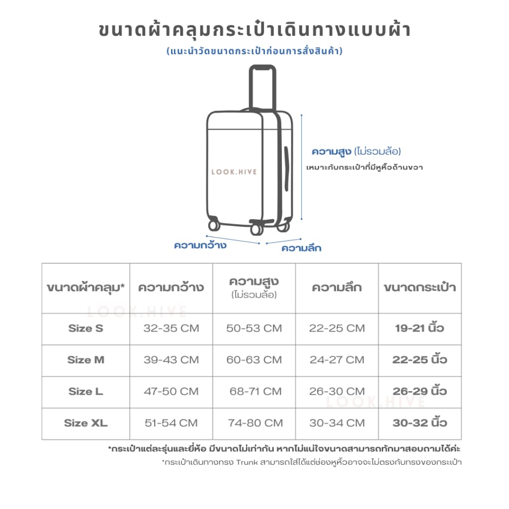 คุณภาพดีกว่า!!ส่งด่วนภายในวัน 60ลาย ผ้าคลุมกระเป๋าเดินทางผ้าหนา เกรดพรีเมี่ยม สกรีนชัดสีสวย B047 รูปที่ 2
