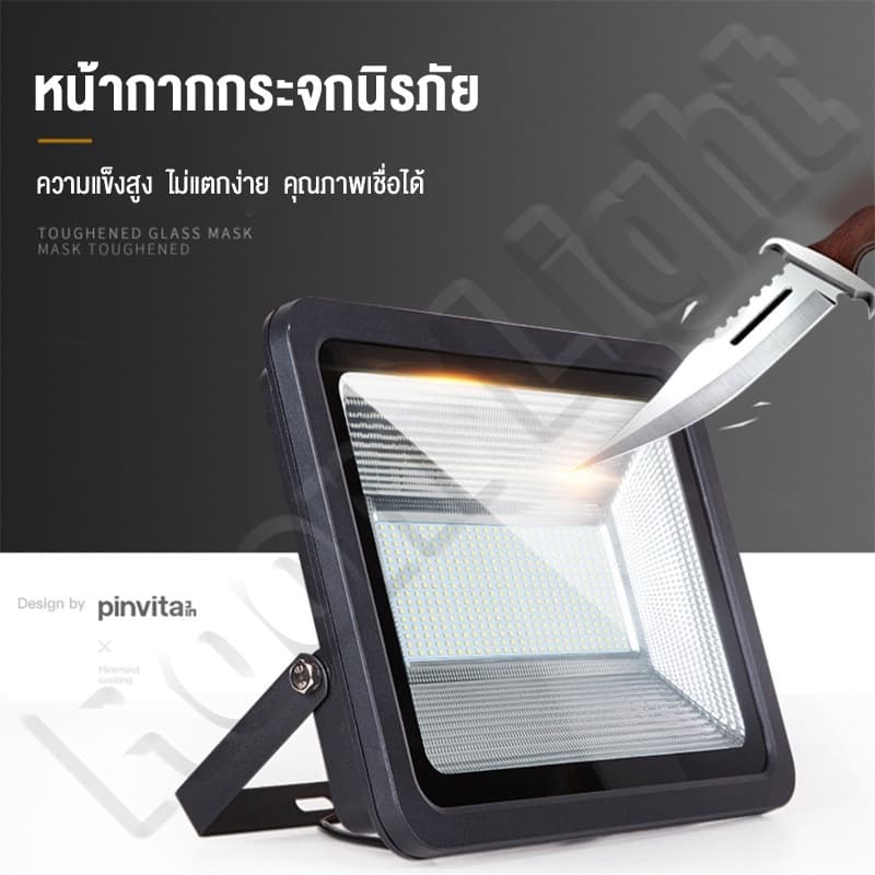 สปอตไลท์ led สปอตไลท์ ไฟสว่าง Spotlight LED แสงขาว กันน้ำIP68 24W 40w 120W 160w 240w รูปที่ 3