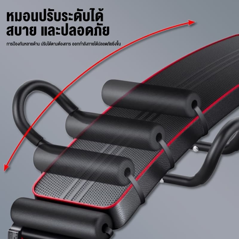 เก้าอี้ซิทอัพ เบาะซิทอัพ Sit Up Bench เครื่องบริหารหน้าท้อง ต้นแขน ต้นขา ม้าซิทอัพ เครื่องซิทอัพ ม้าเล่นหน้าท้อง รูปที่ 7