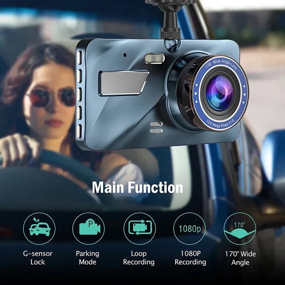 MOVATEK กล้องติดรถยนต์ WiFi Dash CAM 1080p ดูผ่าน App มุมกว้าง 160องศา กล้องันทึกวิดีโอ DVR dashcam รูปที่ 6