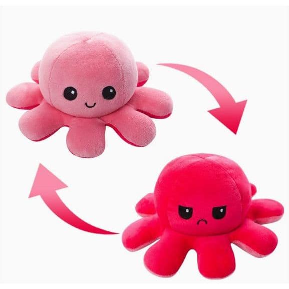 ส่งจากไทย !! 32 สี ตุ๊กตาปลาหมึก 20cm ตุ๊กตาปลาหมึกเปลี่ยนหน้า กลับด้านสลับสี พลิกเปลี่ยนสีได้ รูปที่ 7