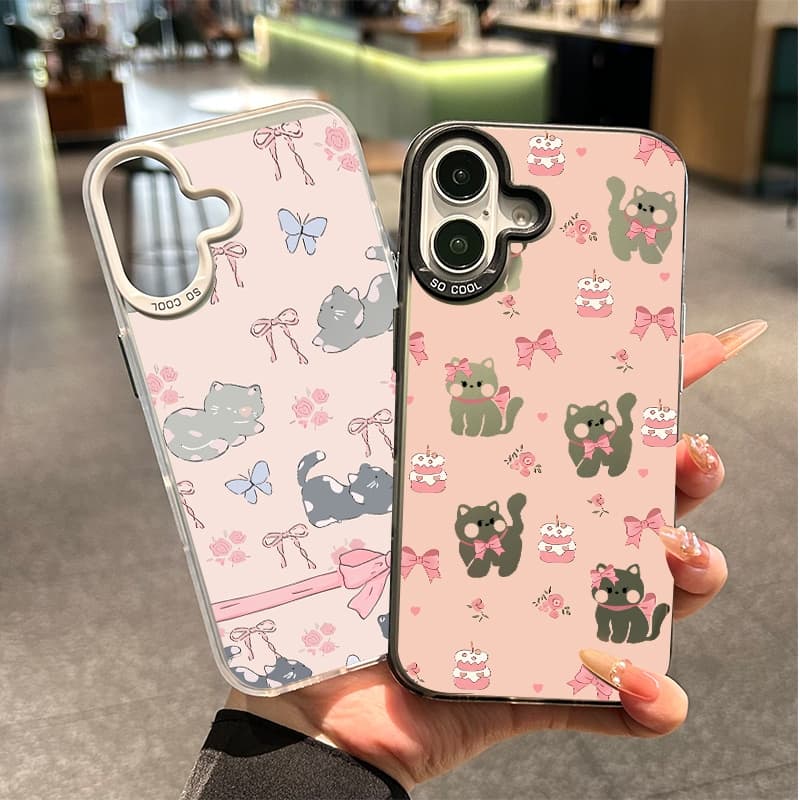 เคสน่ารักการ์ตูนแมวน้อยสีชมพู เคสVIVO Y20 Y20s Y12s Y12A Y15s Y15A Y01 Y21 Y21T T1X Y33S Y33T Y17s Y28 Y16 Y02s Y56 Y27s รูปที่ 7