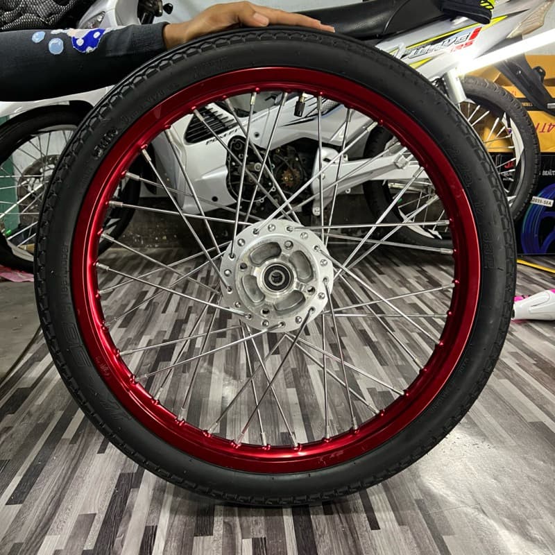 ยางนอก Vee Rubber ลายตรง VK98 2.25-17 แก้มกลม กำลังพอดี รูปที่ 3