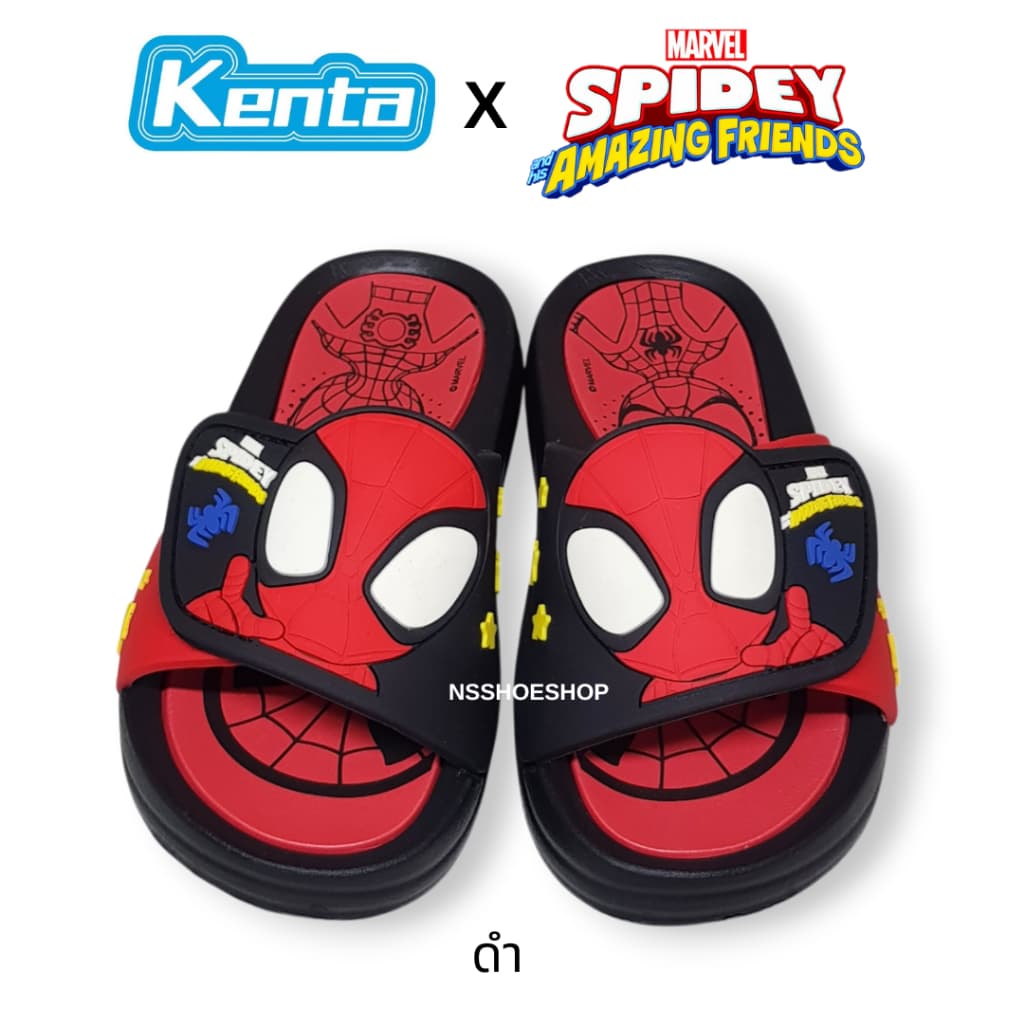 Kenta สไปเดอร์แมน Spider-Man รองเท้าแตะเด็กแบบสวม รุ่น SD23 SD24 SD25 SD27 size 25-36 รูปที่ 5
