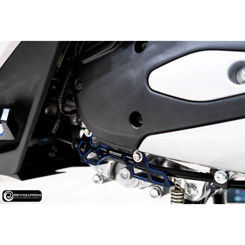 ตัวประคองสายเบรคหลัง CNC ทูโทน REVOLUTION GIORNO+/LEAD-125/PCX-160 STD/CLICK-160 รูปที่ 2