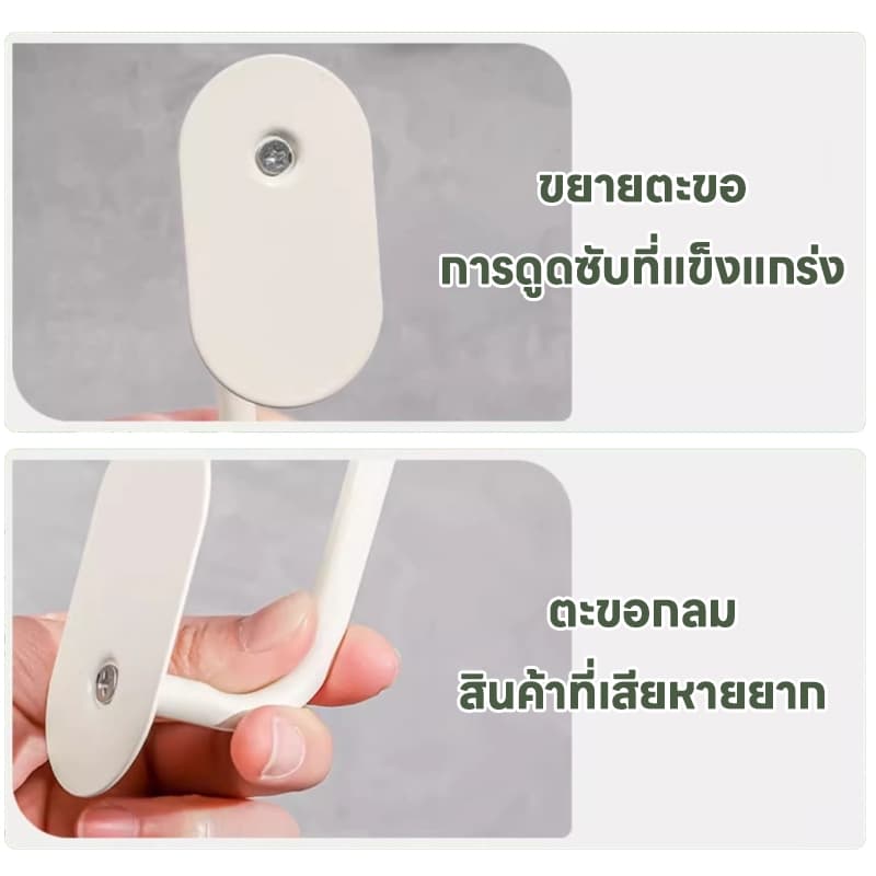 ขอแขวนติดผนังขนาดใหญ่ สำหรับแขวนที่คาดผม นาฬิกา สร้อยคอ รูปที่ 4