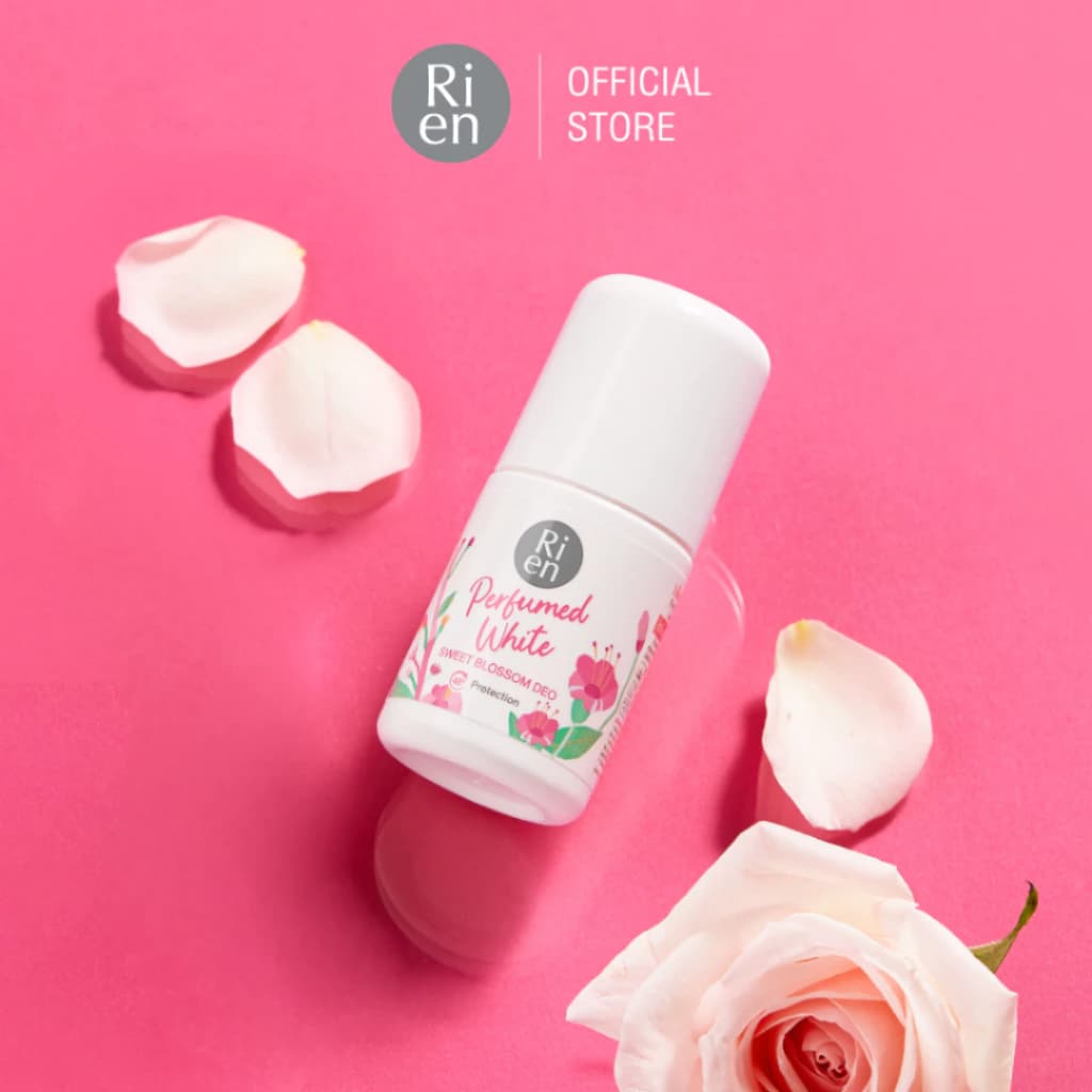 RI EN Perfumed White Deo 30 ml. ริเอ็น โรลออนระงับกลิ่นกาย ขนาดพกพา โรลออนวงแขนหอม รูปที่ 6