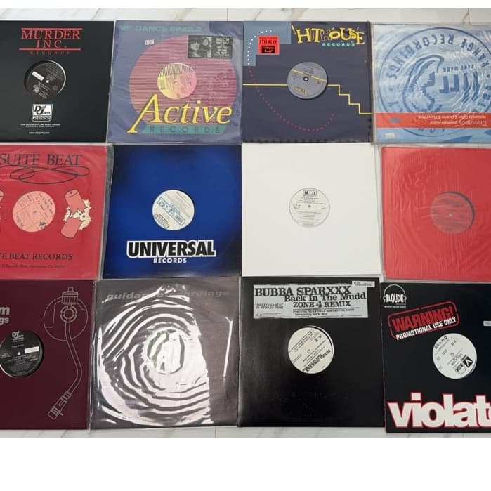 แผ่นเสียง Sounds Vinyl Records สุ่ม 10 แผ่น ขนาด 12 นิ้ว รูปที่ 1