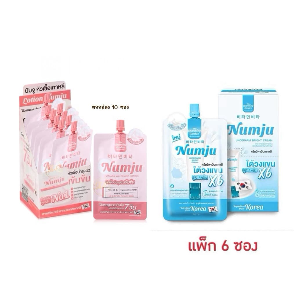 Numju Vitamin Whitening Lotion นัมจู วิตามิน ไวเทนนิ่ง โลชั่น รูปที่ 1