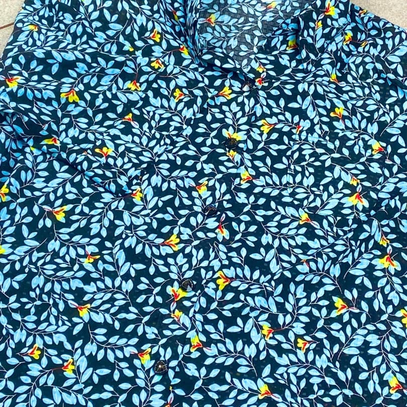 021 - 034 เสื้อแม่บ้าน เสื้อเชิ้ตหญิง เสื้อคนแก่ 40 42 44 46 48 50 52 ผ้าใส่สบาย100% ไม่หด รีดไม่อยาก เบาสบาย รูปที่ 4
