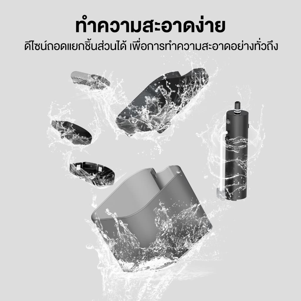 MOMOVIDA น้ำพุแมวอัตโนมัติ น้ำพุแมวไร้สาย 4400mAh ความจุ 2.2 ลิตรปลอดภัยไร้เสียงรบกวน ระบบเซนเซอร์ รุ่น PW-1 รูปที่ 6