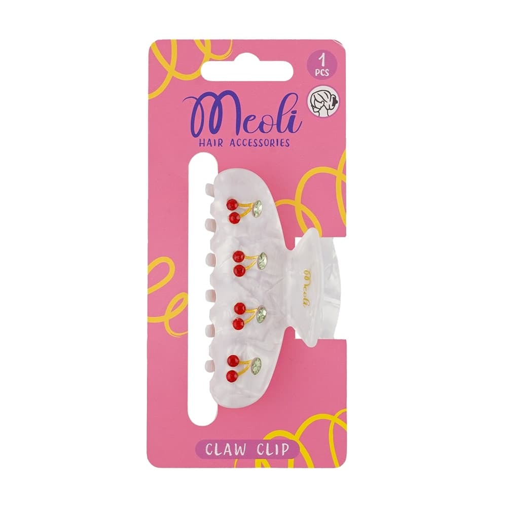 Meoli Hair Accessories - Claw Clip XL 60262 กิ๊บหนีบผม กิ๊บติดผม ถนอมเส้นผม กิ๊บขนาดใหญ่ สีไข่มุก สีกระ รูปที่ 2