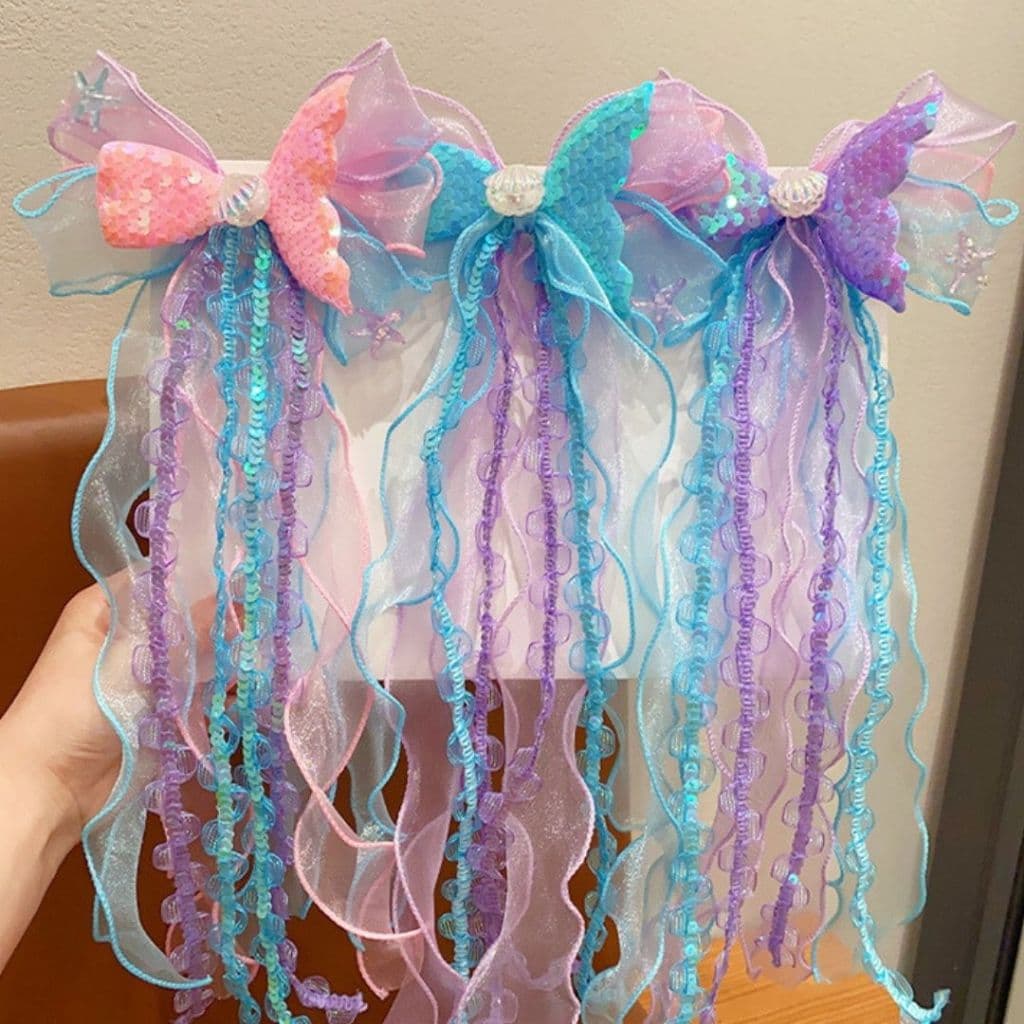 กิ๊บติดผมสีพาสเทล กิ๊บติดผมเมอร์เมด นางเงือกพาสเทล ส่งด่วน รูปที่ 4