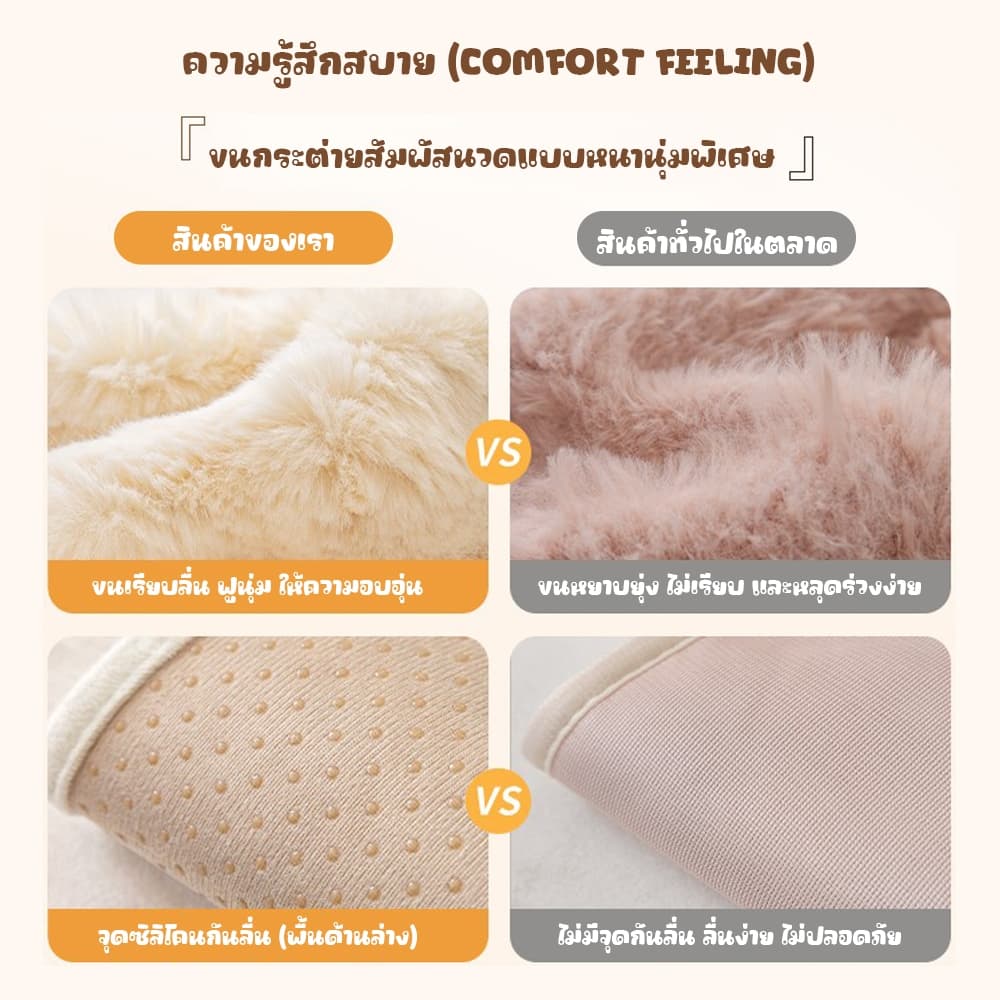 ผ้าคลุมโซฟา กันฝุ่น ผ้าคลุมฟอร์นิเจอร์ ขนกระต่าย นุ่ม สไตล์นอร์ดิก ตกแต่งบ้านสวยงามมาก รูปที่ 6