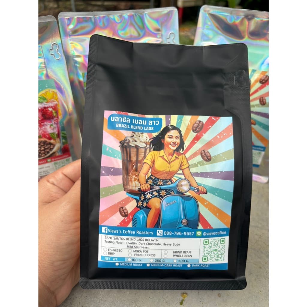 โปรพิเศษสำหรับน้องใหม่ Brazil Blend Laos เกรดพรีเมียม อราบิก้า 100% เทคนิคการคั่วที่ไม่เหมือนใคร รูปที่ 5
