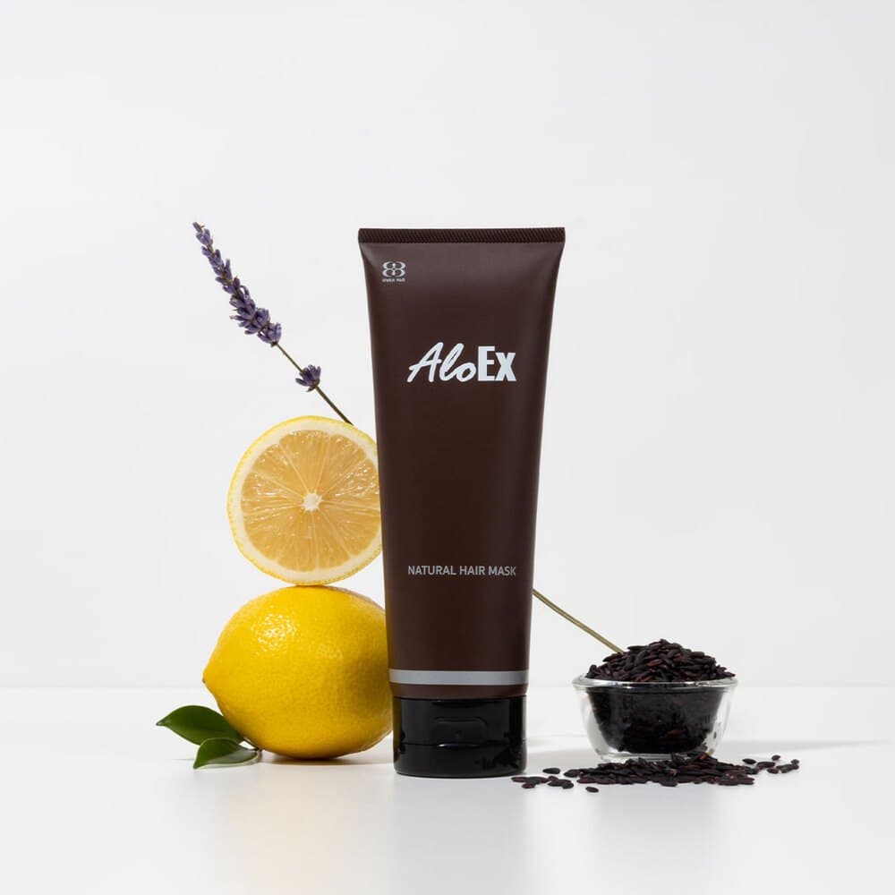 AloEx Hair Mask 200 g 2 หลอด ทรีทเม้นท์ผมนุ่ม ลดผมแห้งเสีย บำรุงหนังศีรษะ ลดผมร่วง กระตุ้นการงอกใหม่ Silicone Free! รูปที่ 7