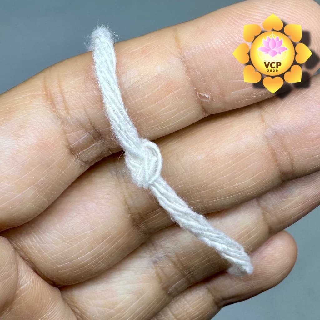 สายสิญจน์ข้อมือสำเร็จรูป 100 เส้น สายสิน รูปที่ 2