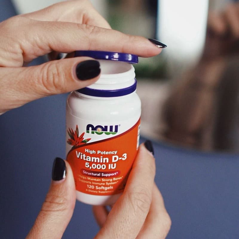 NOW Vitamin D3 1,000 IU / 5,000 IU วิตามินดี3 Cholecalciferol | บำรุงกระดูก ภูมิคุ้มกัน | ฉลาก USA รูปที่ 4