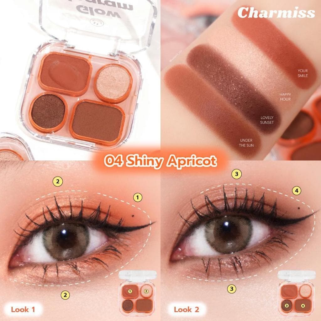 Charmiss Glowlogram Eyeshadow Palette อายแชโดว์เนื้อโมจิ รูปที่ 7