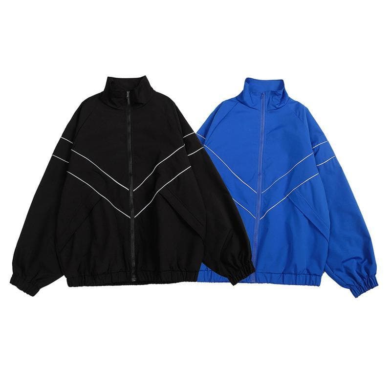 MCTE เสื้อแจ็กเก็ต กันลม แฟชั่นฤดูใบไม้ร่วง สำหรับผู้ชาย และผู้หญิง R6637 รูปที่ 1