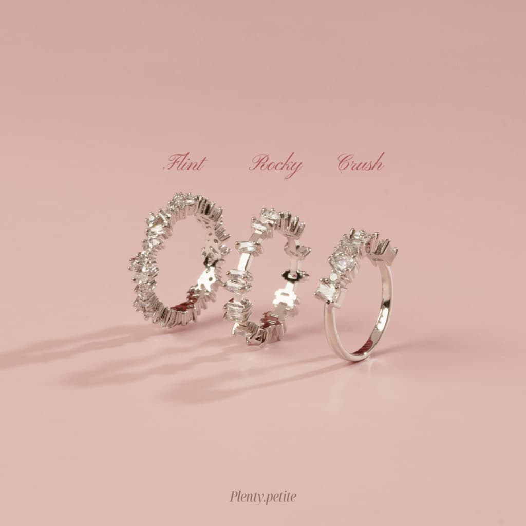 Pastel Crystal Ring แหวนประดับเพทายสีพาสเทล รูปที่ 3
