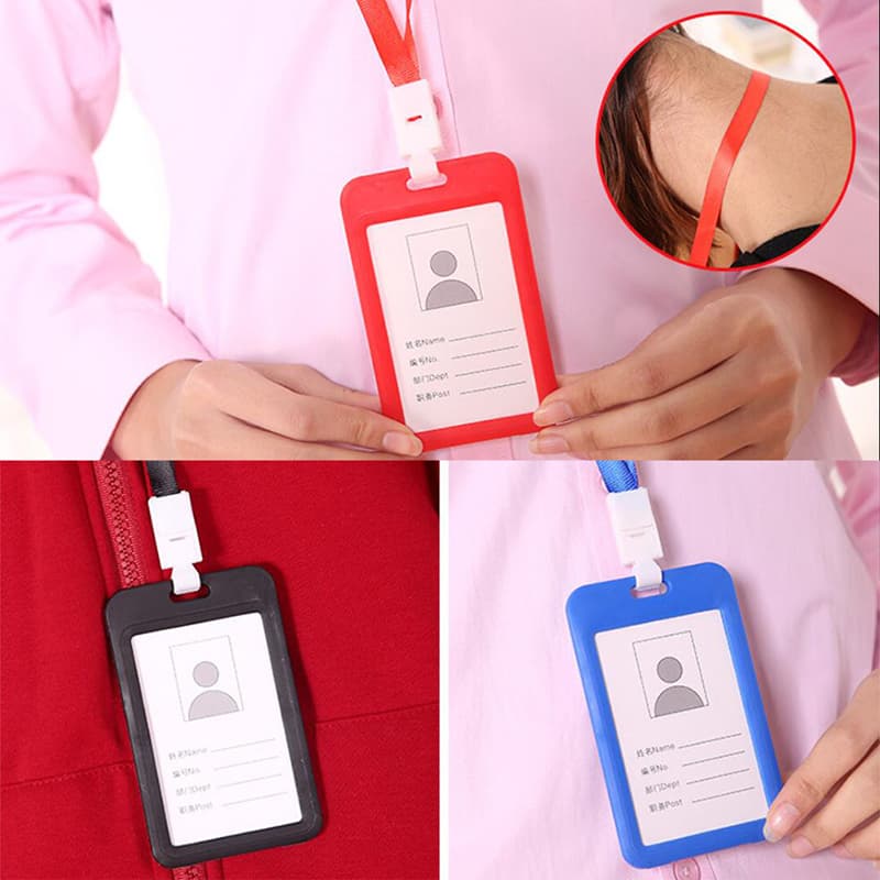 ที่ใส่บัตรพนักงาน กรอบบัตร PP บัตรนักเรียน ใส่บัตรพนักงาน ใช้ได้หลายโอกาส มีหลายสี 2ด้าน รูปที่ 7