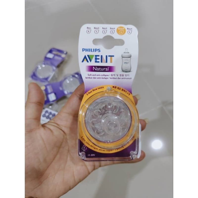 จุกนม Avent แท้100%ศูนย์ไทย มีเบอร์ 1.2.3.4.5.6 รูปที่ 6