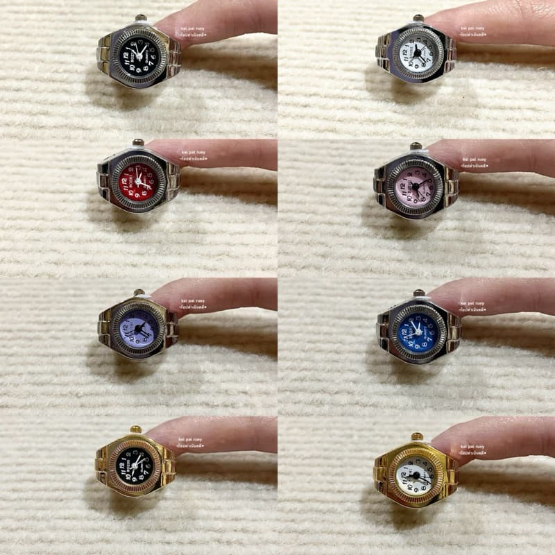 แหวนนาฬิกา Sz.54-58mm+ มีถ่าน พร้อมใช้งาน รูปที่ 8