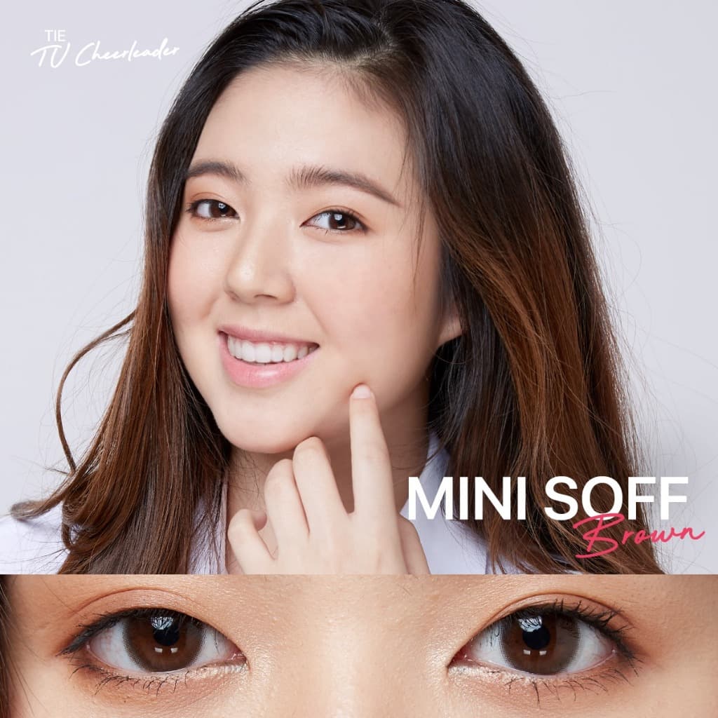 คอนแทคเลนส์ Mini Soff Brown / Gray / Black ขนาดมินิ รูปที่ 3
