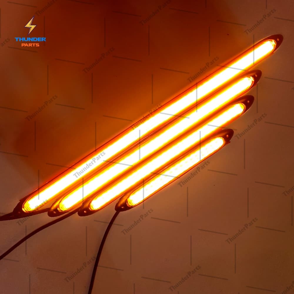 ชุด2ชิ้น ไฟเดย์ไลท์ LED 12V ไฟเลี้ยววิ่ง Daylight รถยนต์ หรือรถรุ่นทั่วไป รูปที่ 5