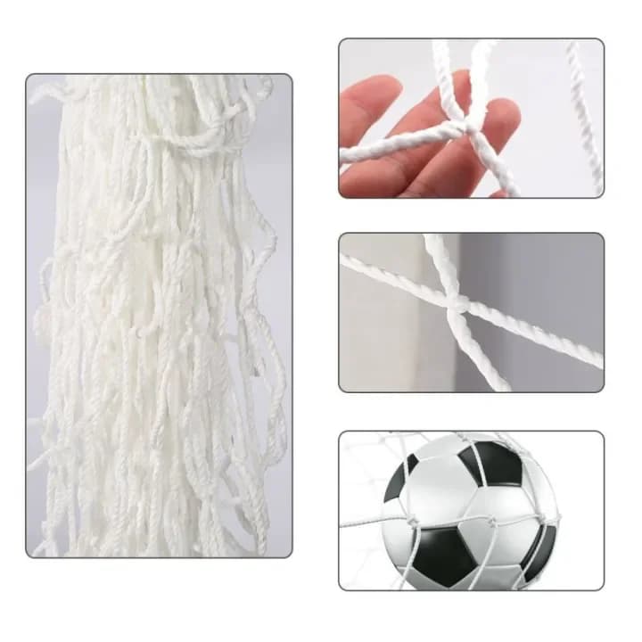 ตาข่ายฟุตบอล ขนาดเกม Replacement Soccer Goal Net Person System Full Size Football Goal Post Netting รูปที่ 4
