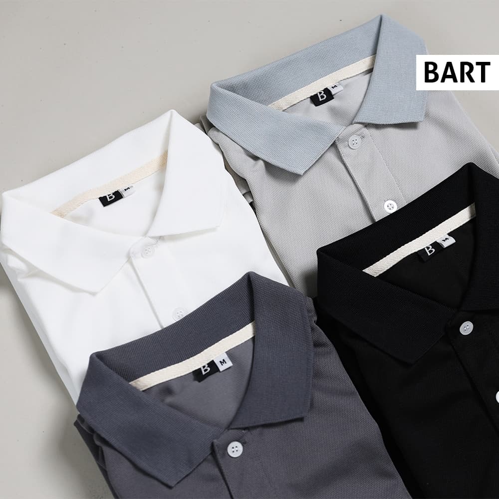 เสื้อโปโล Basic Polo สีพื้น ทรงตรง รูปที่ 1